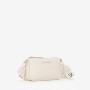 Mario Valentino Quilted Crossbody Bag Cream