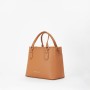 Mario Valentino Leather Tote Bag Tan