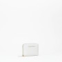 Mario Valentino White Leather Zip Wallet