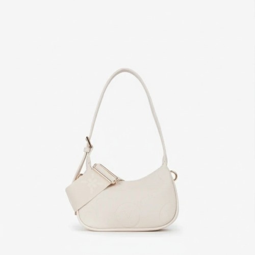 Mario Valentino Cream Shoulder Bag White
