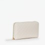 Mario Valentino Embossed Logo Wallet White