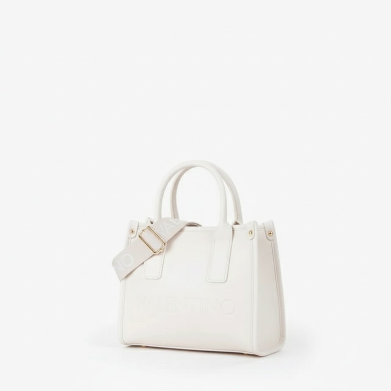 Mario Valentino White Leather Handbag