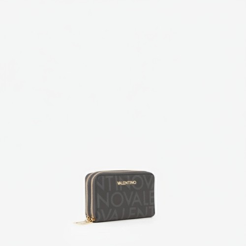 Mario Valentino Logo Print Wallet Black