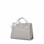 Mario Valentino Grey Structured Handbag