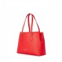 Mario Valentino Red Leather Tote Bag
