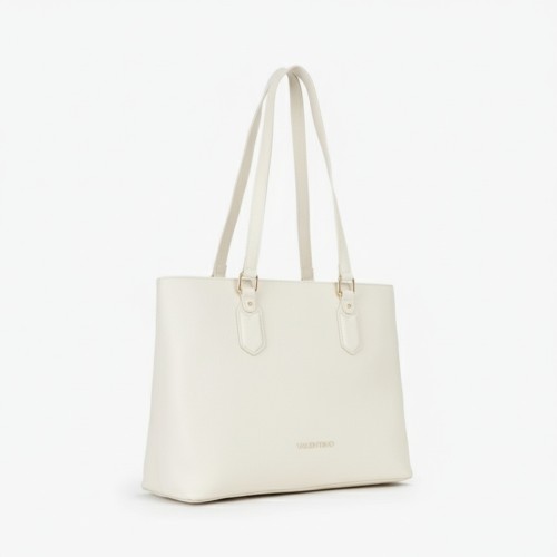 Mario Valentino Structured Tote Bag Cream