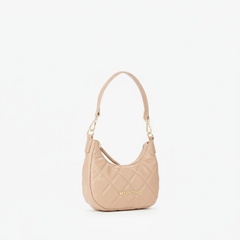 Mario Valentino Quilted Shoulder Bag Beige