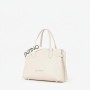 Mario Valentino Beige Leather Handbag Tote