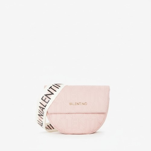 Mario Valentino Quilted Crossbody Bag Pink