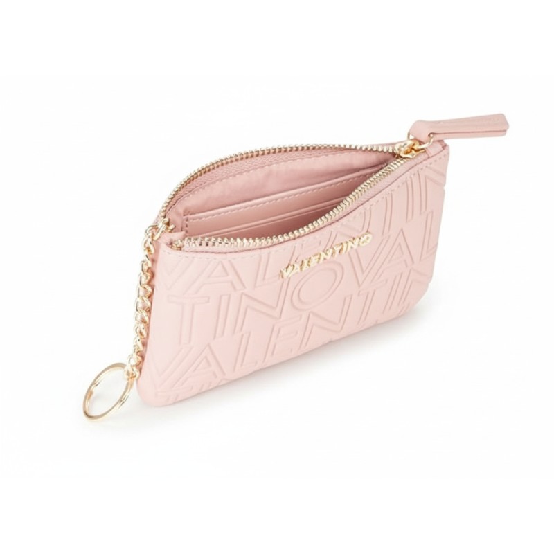 Mario Valentino Embossed Logo Wallet Pink