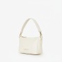 Mario Valentino Cream Leather Shoulder Bag