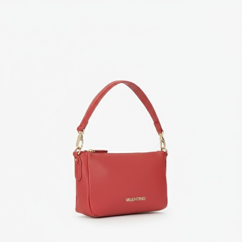 Mario Valentino Red Leather Shoulder Bag