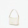 Mario Valentino Cream Leather Shoulder Bag
