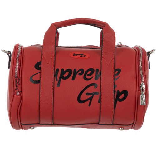 Supreme Grip Red Script Handbag