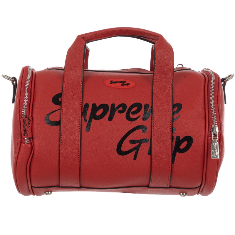 Supreme Grip Red Script Handbag