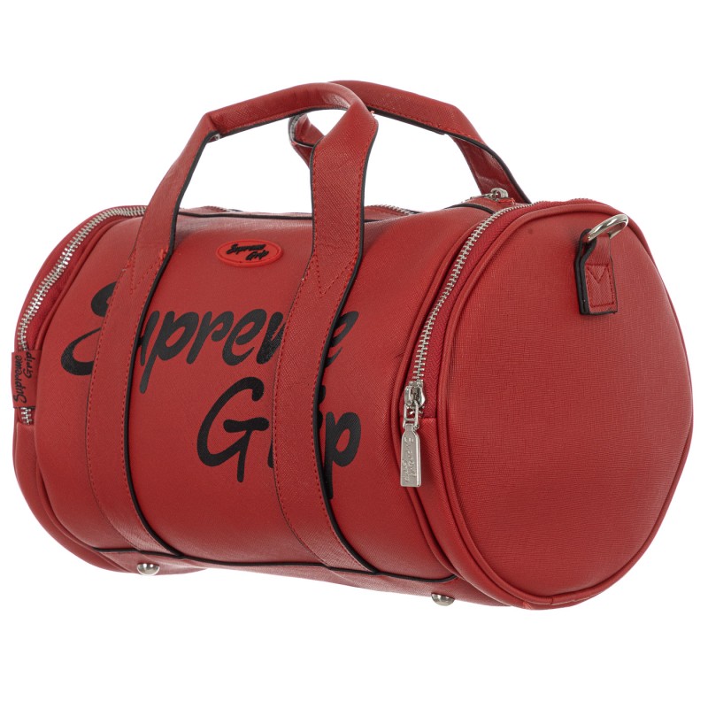 Supreme Grip Red Script Handbag