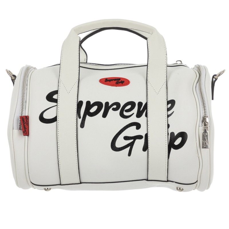 Supreme Grip White Logo Handbag