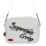 Supreme Grip Script Logo Crossbody Bag White