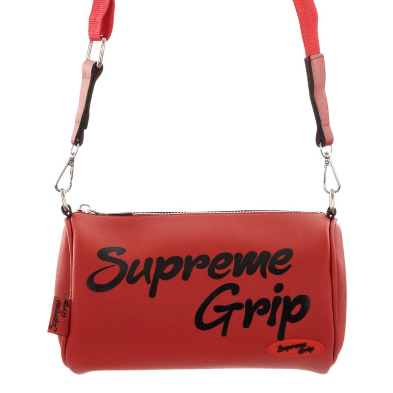Supreme Grip Script Logo Shoulder Bag Red