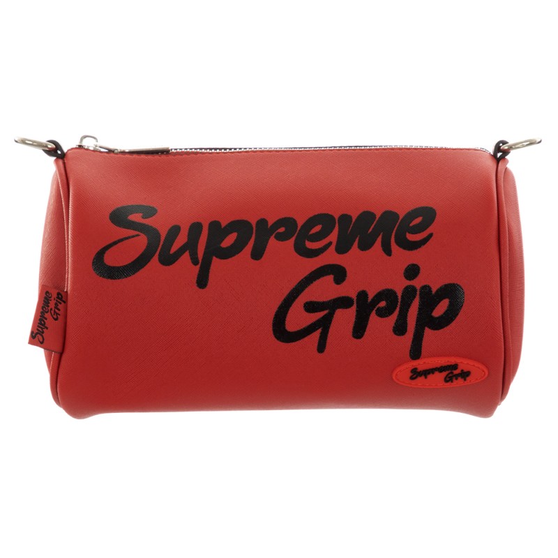Supreme Grip Script Logo Shoulder Bag Red