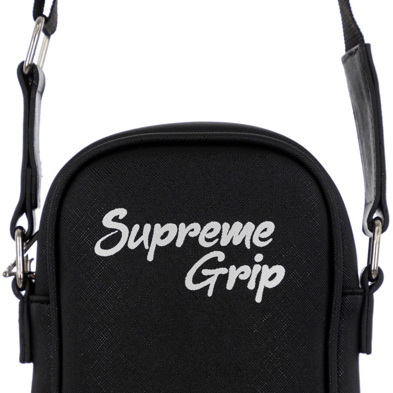 Supreme Grip Black Crossbody Shoulder Bag