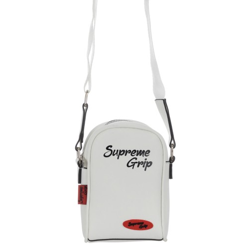 Supreme Grip White Crossbody Shoulder Bag