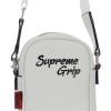 Supreme Grip White Crossbody Shoulder Bag