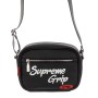 Supreme Grip Script Logo Crossbody Bag Black