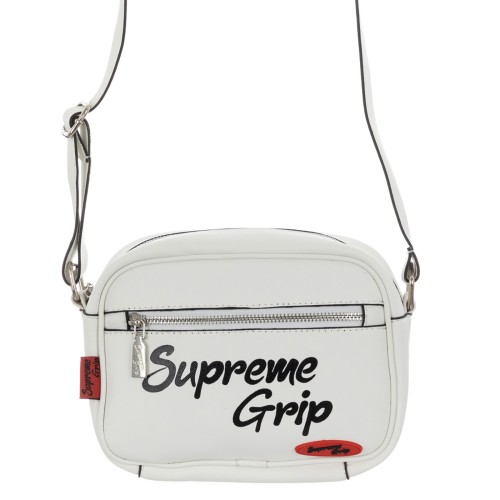 Supreme Grip Crossbody Shoulder Bag White