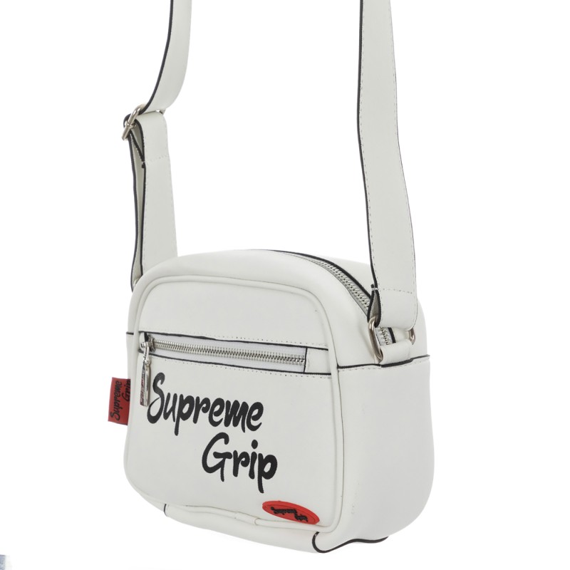 Supreme Grip Crossbody Shoulder Bag White