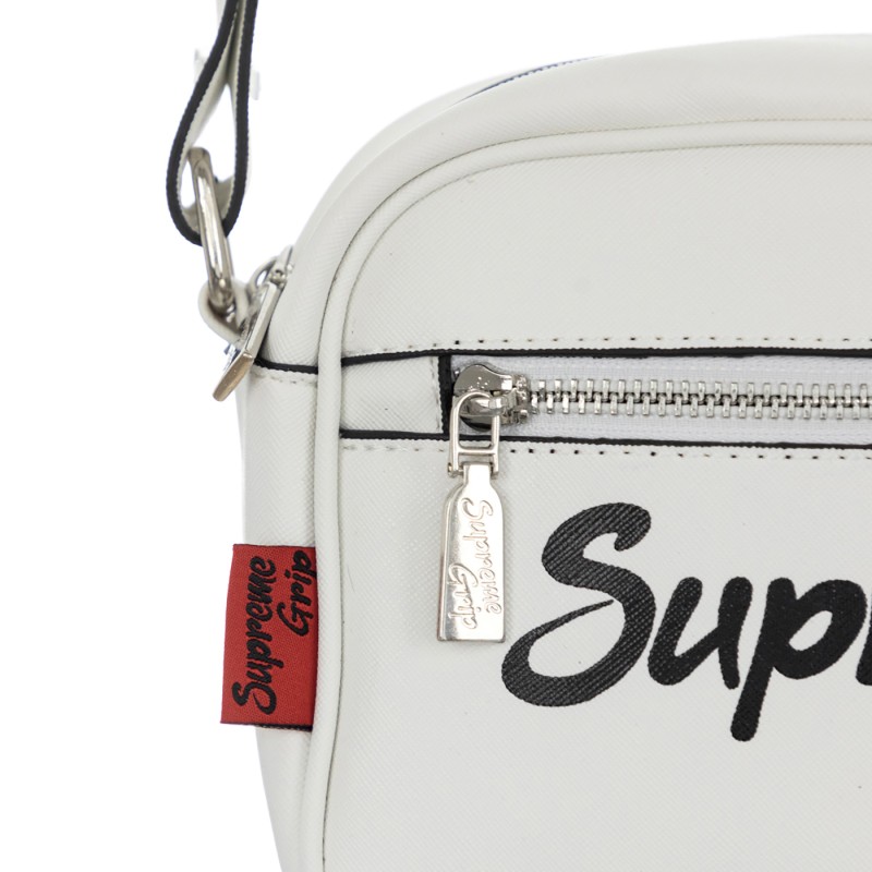 Supreme Grip Crossbody Shoulder Bag White
