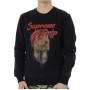 Supreme Grip Portrait Print Crewneck Sweatshirt Black